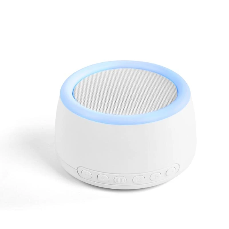 (image for) Portable White Noise Sleep Machine Bluetooth Speakers Sleep Meter With 24 Soothing Sounds Night Lights Memory Function Timer